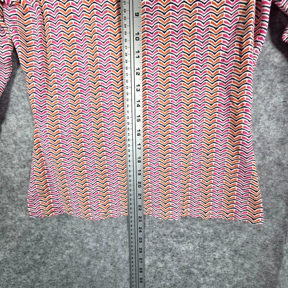 J McLaughlin 3/4 Sleeve Top Catalina Cloth Classic Pink Orange Women's Size S - Picture 4 of 8